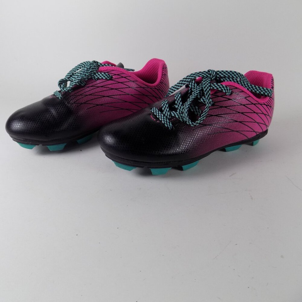 DSG Ocala Kids Girls Soccer Cleats Shoes US Size 11K Pink To Black Ombré Teal